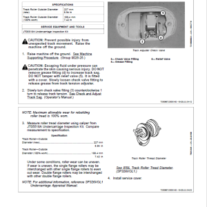 John Deere 850L PL Crawler Dozer Repair Service Manual