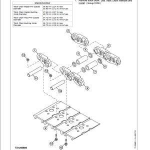 John Deere 870GLC Excavator Repair Service Manual