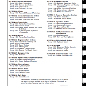 John Deere 643E, 843E Feller Buncher Service Repair Manual