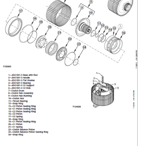 John Deere B25C Articulated Dump Truck Repair Service Manual
