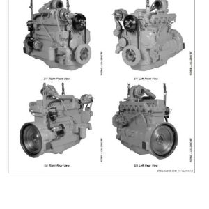 John Deere PowerTech 4.5L, 6.8L Diesel Engines Component Technical Manual