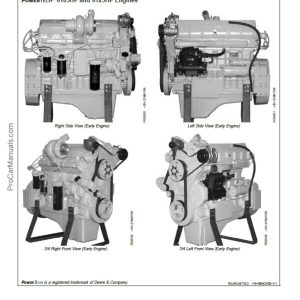John Deere PowerTech 10.5L, 12.5L Base Engine Service Repair Manual