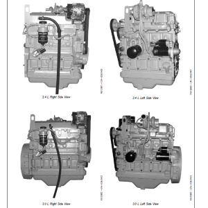 John Deere 2.4L & 3.0L Diesel Engines Repair Service Manual