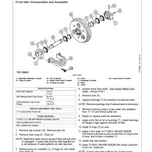 John Deere 75G Excavator Repair Service Manual