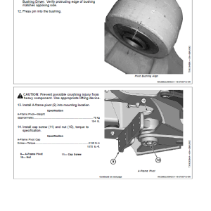 John Deere 370E, 410E, 460E Dump Truck Services Manual