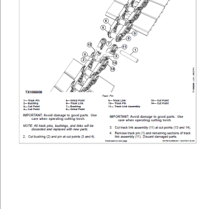 John Deere 2654G, 2654GLC Swing Excavator Repair Service Manual