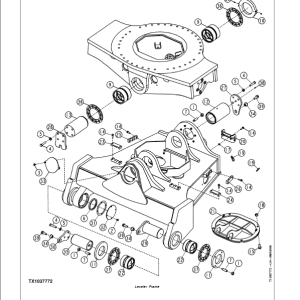 John Deere 853JH, 903JH, 909JH Tracked Harvester Repair Service Manual