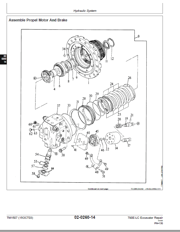 John Deere 790E LC Excavator Repair Service Manual