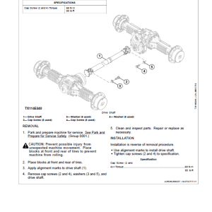 John Deere 204L, 304L 4WD Loader Technical Manual