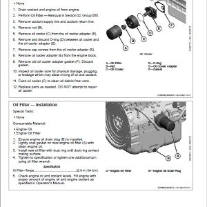 John Deere 3TNV86, 4TNV86, 3TNV88, 4TNV88 Diesel Engine Technical Manual