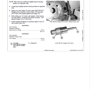 John Deere 644J Loader Repair Technical Manual
