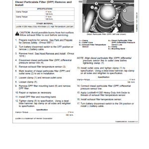 John Deere 644K 4WD Engine 6090HDW13 (iT4) Loader Technical Manual