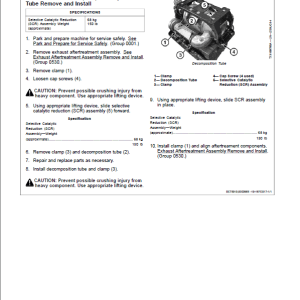 John Deere 3154G Swing Excavator Repair Services Manual