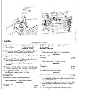 John Deere 724K 4WD Engine S2 & T3 Loader Technical Manual