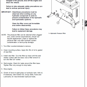 John Deere 1490D Harvester Service Manual