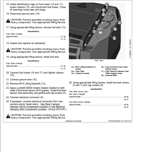 John Deere 3754G, 3754GLC Swing Excavator Repair Service Manual