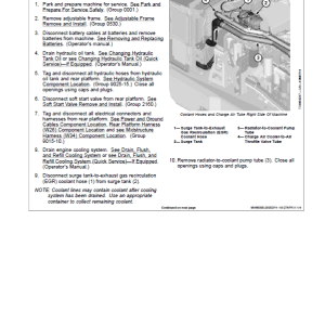 John Deere 870G, 870GP, 872G, 872GP Grader Manual