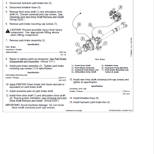 John Deere 744K 4WD Engine T3 & S2 Loader Service Manual