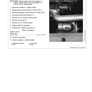 John Deere 27ZTS Excavator Repair Service Manual