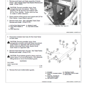 John Deere 850J with Engine 6068HT090 Crawler Dozer Service Manual