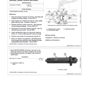 John Deere 210L EP Tractor Loader Repair Service