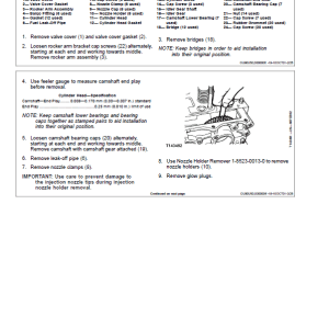 John Deere 600CLC, 800C Excavator Repair Service Manual