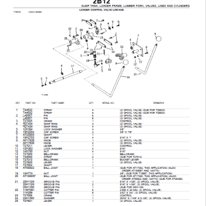 John Deere 644, 644A Loader Parts Manual