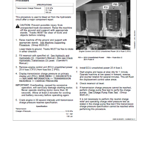 John Deere 950K Crawler Dozer Repair Services Manual