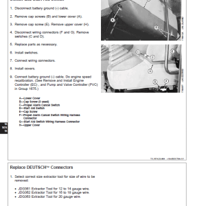 John Deere 490E Excavator Repair Service Manual