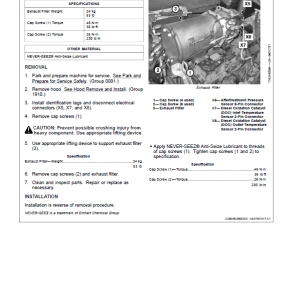 John Deere 204L, 304L 4WD Loader Technical Manual
