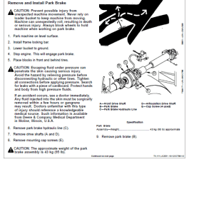 John Deere 444H, 544H Loader and TC44H, TC54H Tool Carrier Technical Manual