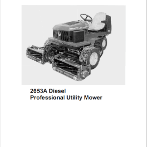 John Deere 2653, 2653A Utility Mower Repair Technical Manual