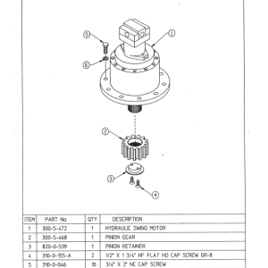 John Deere 2170 Knuckleboom Loader (SN SN CB1000-CE1114) Parts Catalog Manual