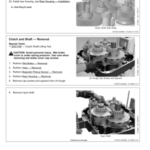 John Deere EMD0630 Transmission Component Technical Manual