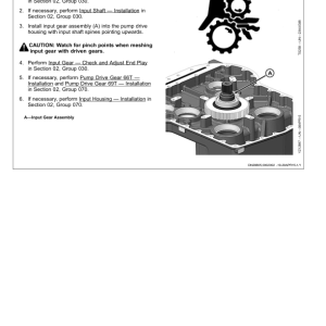 John Deere GPD2224 (59000 Series) Generator Pump Driver Manual