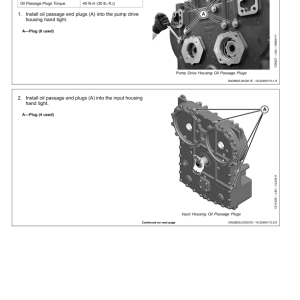 John Deere GPD2224 (59000 Series) Generator Pump Driver Manual
