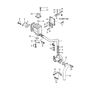 Hitachi S6R-Y1TAA1 Engine (SN 15712-) Parts Catalog Manual