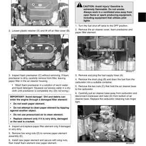John Deere 7H17, 7H19 Commercial Walk Behind Mower Repair Manual