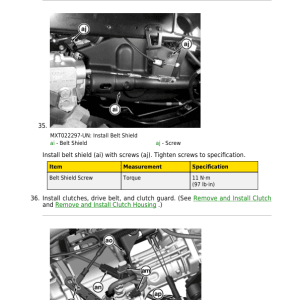 John Deere XUV835E, XUV835M, XUV835R Gator Utility Vehicle Repair Manual