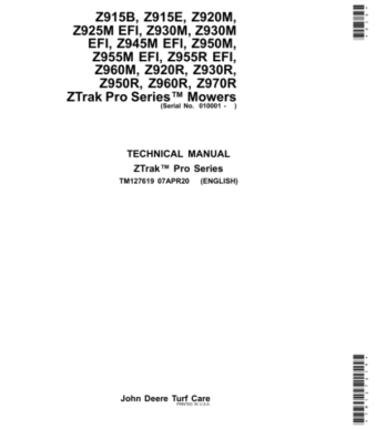 John Deere Z950M Z955M EFI Z960M Z920R Z930R Z950R Z960R Z970R Mower Repair Manual 1 600x776 1