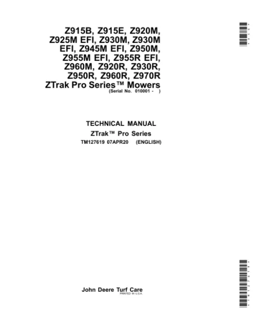 John-Deere-Z950M-Z955M-EFI-Z960M-Z920R-Z930R-Z950R-Z960R-Z970R-Mower-Repair-Manual_1-600x776 John Deere Z950M, Z955M EFI, Z960M, Z920R, Z930R, Z950R, Z960R, Z970R Mower Repair Manual