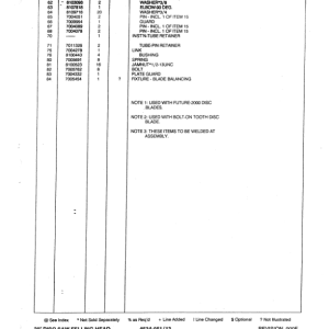 John Deere 18 Inch, 20 Inch, 22 Inch KWATTACH Felling Heads (SN 12101–) Parts Catalog Manual