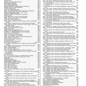 John Deere 250D, 300D Articulated Dump Trucks (SN 608490-626760) Parts Catalog Manual