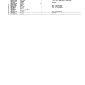 John Deere 1050J Crawler Dozers Parts Catalog Manual