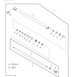 John Deere 250D Articulated Dump Trucks (SN PIN: 1DW250DX_ _E642001–) Parts Catalog Manual