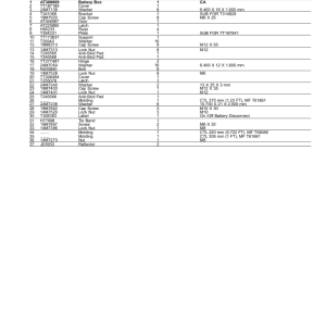 John Deere 300D Articulated Dump Trucks (SN PIN: 1DW300DX_ _E642001–) Parts Catalog Manual