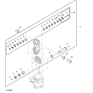 John Deere 1910E T3 Forwarders (SN 001003-001467) Parts Catalog Manual