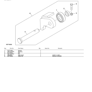 John Deere 210K Tractor Loader (SN 1T8210KX_ _E891000-) Parts Catalog Manual