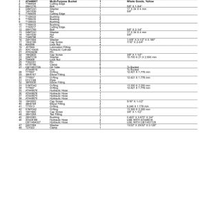 John Deere 210K Tractor Loader (SN 1T8210KX_ _E891000-) Parts Catalog Manual