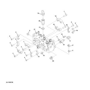 John Deere 1270E IT4 6W Wheeled Harvesters (SN 002501-003008) Parts Catalog Manual